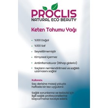 Proclis Soğuk Sıkım % 100 Doğal Keten Tohumu Yağ, Sabit Yağ, Linseed Oil 50 ml