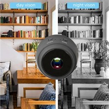 Romantic Night A9 Mini Kamera Hd 1080P Gece Görüş Kamera Kablosuz Wifi Ip Ağ Kamerası 150 Ev Güvenlik Gözetleme Kamerası (Yurt Dışından)