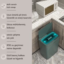 Exquisite 18 Lt Akıllı Çöp Kutusu - Yeşil (Yurt Dışından)