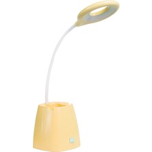 Ders Çalışma Okuma LED Masa Lambası sarı Rengi Desk Lamp