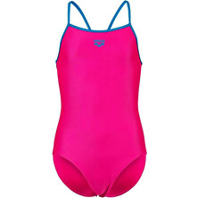 Arena Swimsuit Light Drop Solid Çocuk Pembe Yüzücü Mayosu 005919400