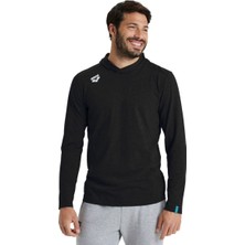 Arena Team Hooded Panel Erkek Siyah Günlük Stil T-Shirt 004903555