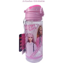 Frocx Kız Çocuk Barbie Matara 500 ml 1 Adet Lisanslı Barbi Suluk Okul Matarası Öğrenci Suluğu