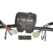 ATL CG 125 Serisi Sağ Sol Kumanda Komple (Siyah) (Kuba Uyumludur)