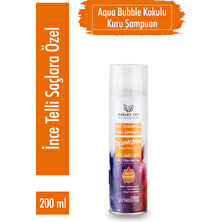 Ashley Joy Çabuk Sönen Ve Yağlanan Saçlar Için Hacim Veren Kuru Şampuan Aqua Bubble Kokulu 200 ml