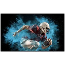 Tablo Dekor Amerikan Futbolu Oyuncusu Kanvas Tablo