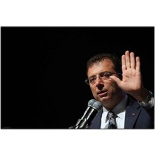 Tablo Dekor Ekrem Imamoğlu Kanvas Tablo