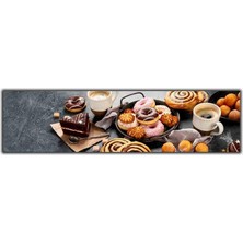 Tablo Dekor Donutlar ve Pasta Kanvas Tablo