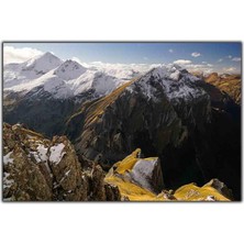 Tablo Dekor Dağ Zirvesi Kanvas Tablo