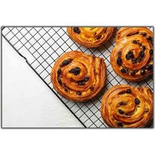 Tablo Dekor Çikolata Parçacıklı Çörekler Kanvas Tablo