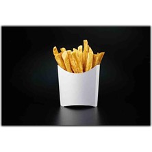 Tablo Dekor Patates Kırzartması Kanvas Tablo