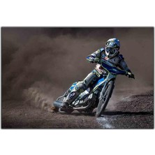 Tablo Dekor Motocross Off-Road Kanvas Tablo