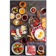 Tablo Dekor Kahvaltı Sofrası Kanvas Tablo