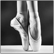 Tablo Dekor Balerin Poınt Ayakkabısı Kanvas Tablo