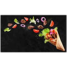 Tablo Dekor Et Dürüm Şelalesi Kanvas Tablo