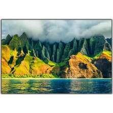 Tablo Dekor Na Pali Coast State Parkı Kanvas Tablo