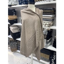 Naz Ipek Pamuklu Akrilik Örme Desenli Yüksek Kalite Şal 180X80CM 240GR Büyük Boy