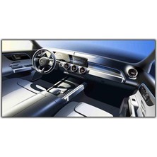 Tablo Dekor Mercedes Benz Iç Tasarımı Kanvas Tablo