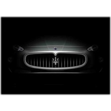 Tablo Dekor Gri Maserati Kanvas Tablo