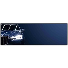 Tablo Dekor Lacivert Mercedes Kanvas Tablo