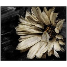 Tablo Dekor Kurumuş Papatya Kanvas Tablo