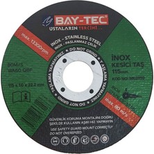 Bay-Tec MK0190 Inox Metal Kesici Taş 115 x 1,0 + 22 mm 5'li -59