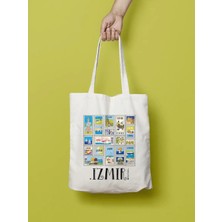 Bikutumutluluk Izmir'e Mektuplar Souvenir Izmir Hediye Bez Çanta