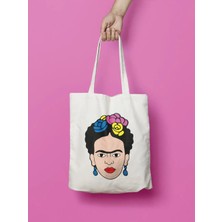 Bikutumutluluk Frida Temalı Hediye Bez Çanta
