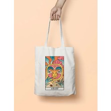 Bikutumutluluk Tarot Aries Kart Koç Burcu Bez Çanta