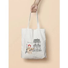 Bikutumutluluk Parizyen Girl Romantik Hediye Bez Çanta