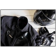 Tablo Dekor Motosiklet Ekipmanları Kanvas Tablo