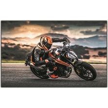 Tablo Dekor Ktm Duke Motosiklet Kanvas Tablo