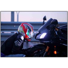 Tablo Dekor Motor Aşkı Bambaşka Kanvas Tablo