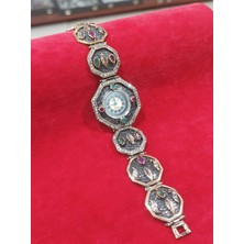 Firuze Gümüş Gümüş Bileklik Saat