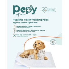 Pepy Pet Care Kaydırmaz Hijyenik Tuvalet Eğitim Pedi 30'lu 60 x 90 cm