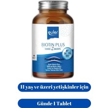 Euler Biotin Plus 5000 Mcg 60 Tablet