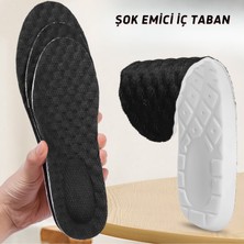 Foottab Siyah Eko Anatomik Ayakkabı Tabanlığı, Kumaş Tabanlık,