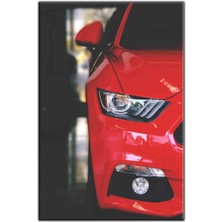 Tablo Dekor Kırmızı Bmw Kanvas Tablo
