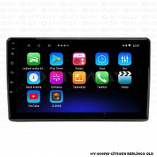 Myway Citroen Berlingo Android 12 Multimedya Carplay 2gb RAM+32GB HDD 2009-2016 Navigasyon Ekran