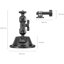 Smallrig 4193 Sc-1k Aksiyon Kameraları Için Vantuz