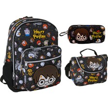 Famebag Famebag-Harry Potter Ilk ve Ortaöğretim Okul Çantası-Beslenme ve Kalem Çantası Seti