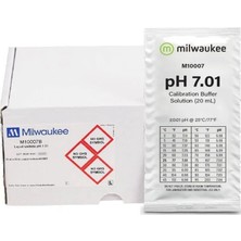 Milwaukee Ph Kalibrasyon Sıvısı 7.01 Tampon Çözeltisi 20 ml Poşet - 25 Adet / Paket