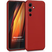 Microsonic Matte Silicone Tecno Pova Neo 4 Kılıf Kırmızı