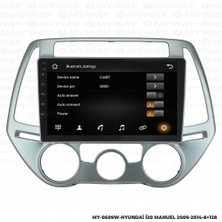 Myway Hyundai I20 Android 12 Multimedya Carplay 4gb RAM+64GB HDD 2009-2014 Navigasyon Ekran