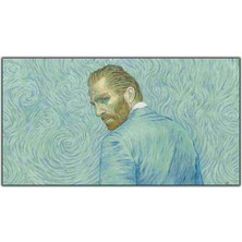 Tablo Dekor Maviler Içinde Vincent Van Gogh Yağlı Boya Dokulu Tablo