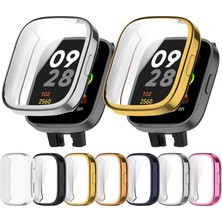 Microcase Xiaomi Redmi Watch 3 Önü Kapalı Silikon Kılıf - AL3173
