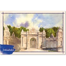 Anadolia Dolmabahçe Ahşap Kartpostal