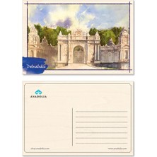 Anadolia Dolmabahçe Ahşap Kartpostal