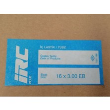 Irc Iç Lastik 16X3.00  (Eb CR-202)  (8507)