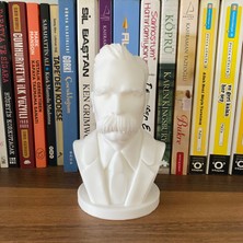 Root Made Friedrich Nietzsche Büst Niçe Büst Dekoratif Biblo Kitaplık Dekor 15CM